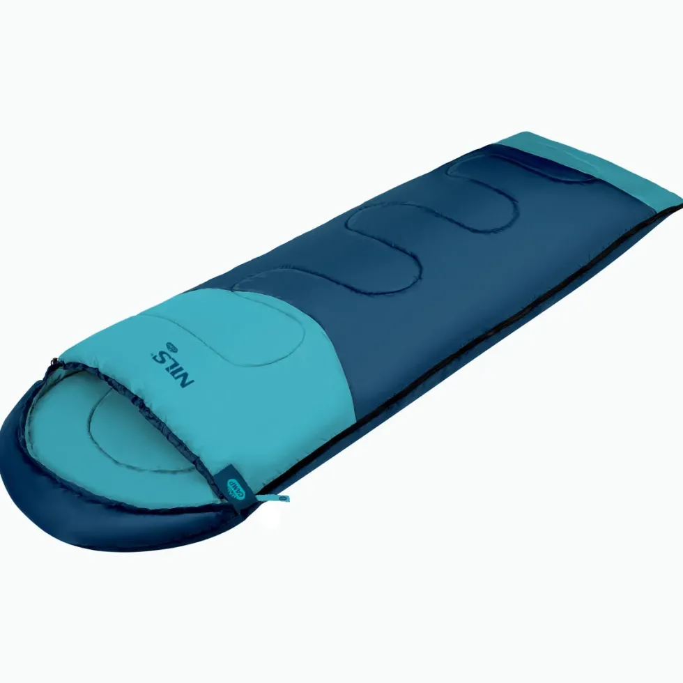 NILS Camp Slaapzak - Blauw/Lichtblauw - Maat L