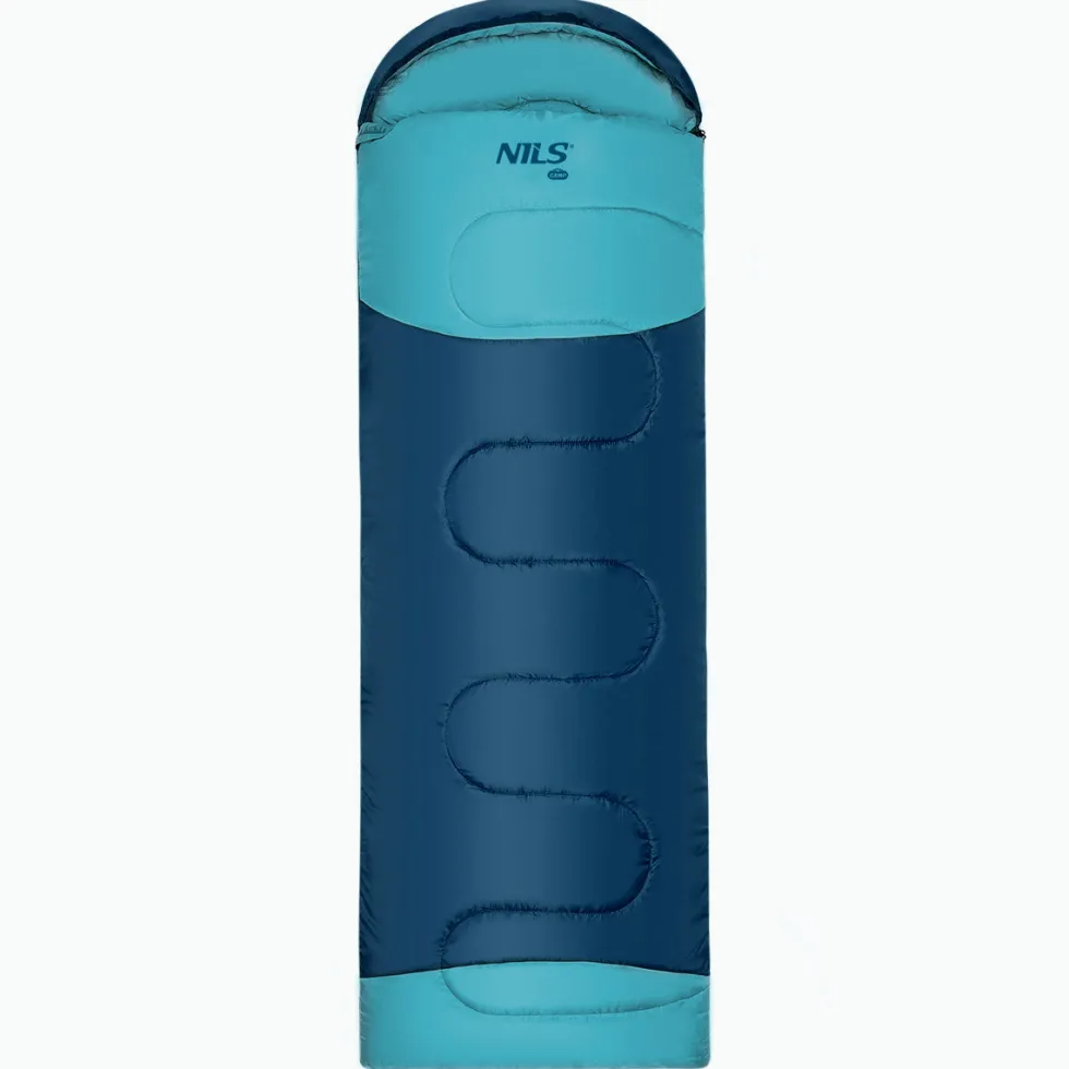 NILS Camp Slaapzak - Blauw/Lichtblauw - Maat L