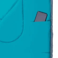 NILS Camp Slaapzak - Grijs/Blauw- Maat M
