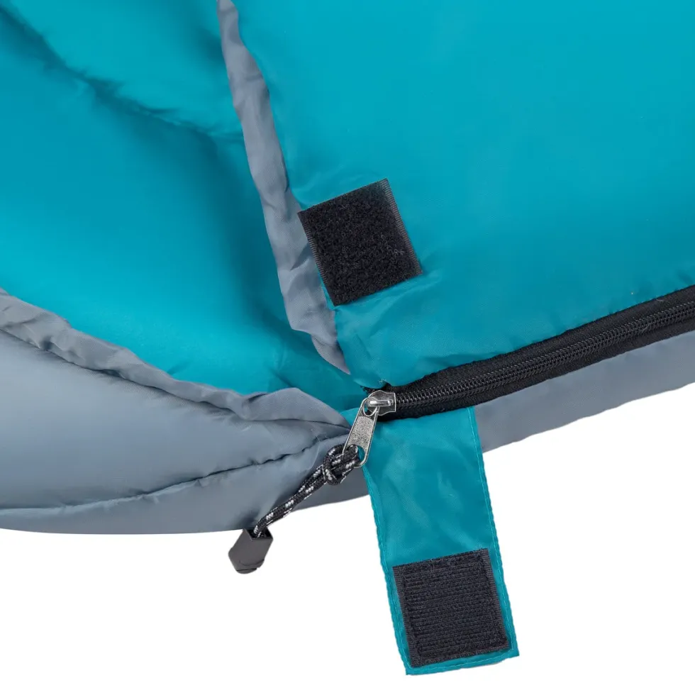NILS Camp Slaapzak - Grijs/Blauw- Maat M