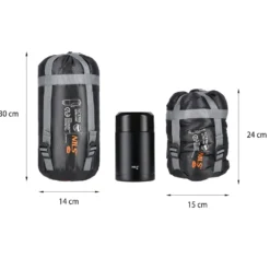NILS Camp Ultra Light Slaapzak - 710 gr - Grijs
