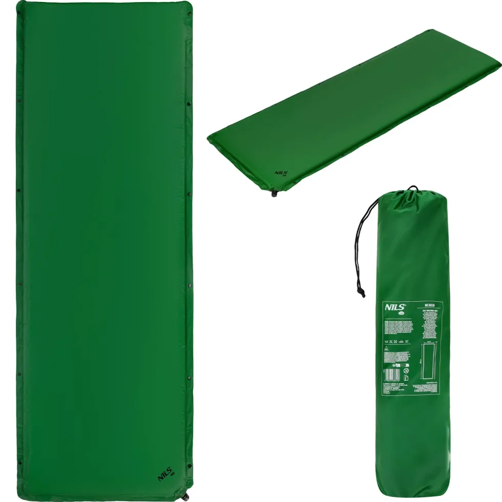 NILS Camp Zelfopblazende Slaapmat - Groen
