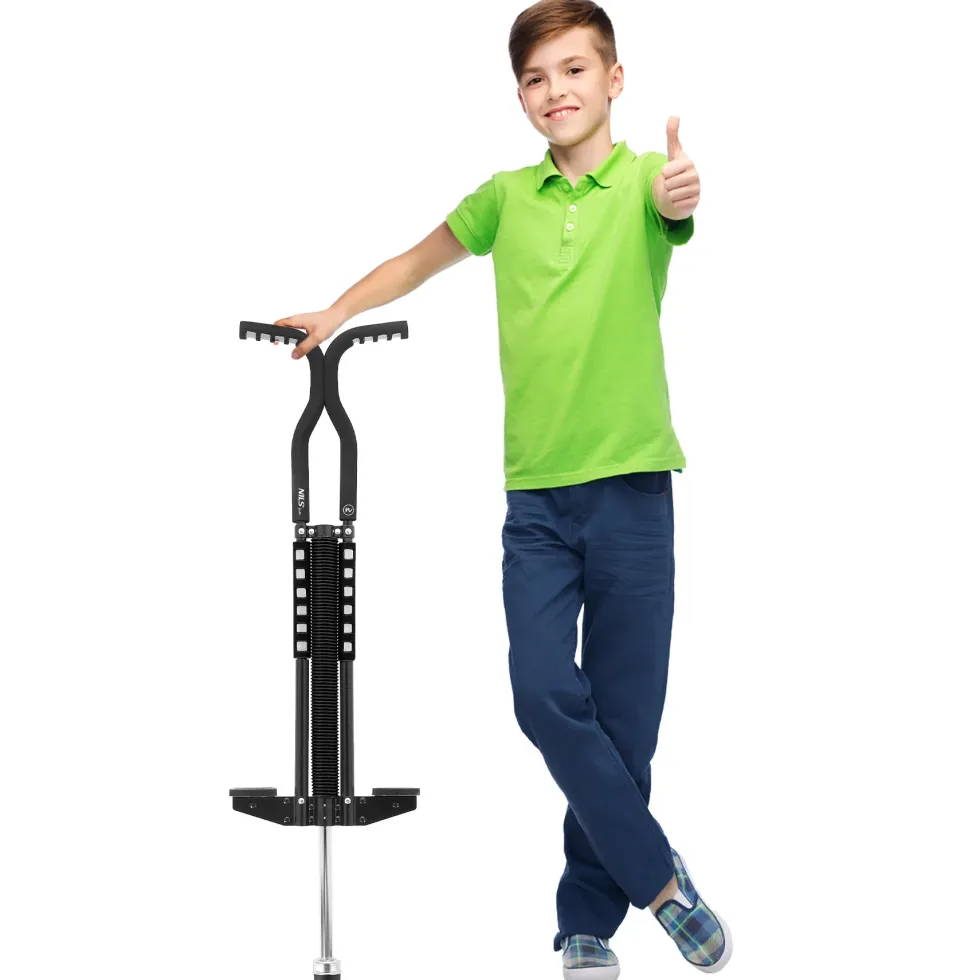 NILS Fun Jump Stick - Springstok - Zwart