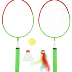 NILS Junior Badminton Set - 2 Rackets en Shuttles
