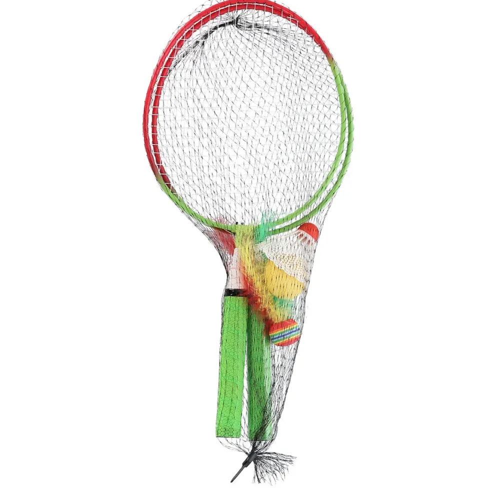 NILS Junior Badminton Set - 2 Rackets en Shuttles