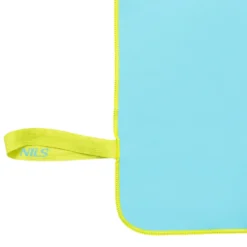 NILS Microvezel Handdoek - Blauw/Groen - 140 x 70 cm