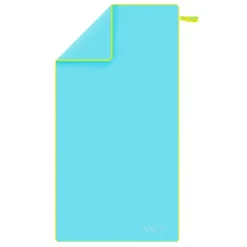 NILS Microvezel Handdoek - Blauw/Groen - 140 x 70 cm