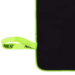 NILS Microvezel Handdoek - Zwart - 140 x 70 cm