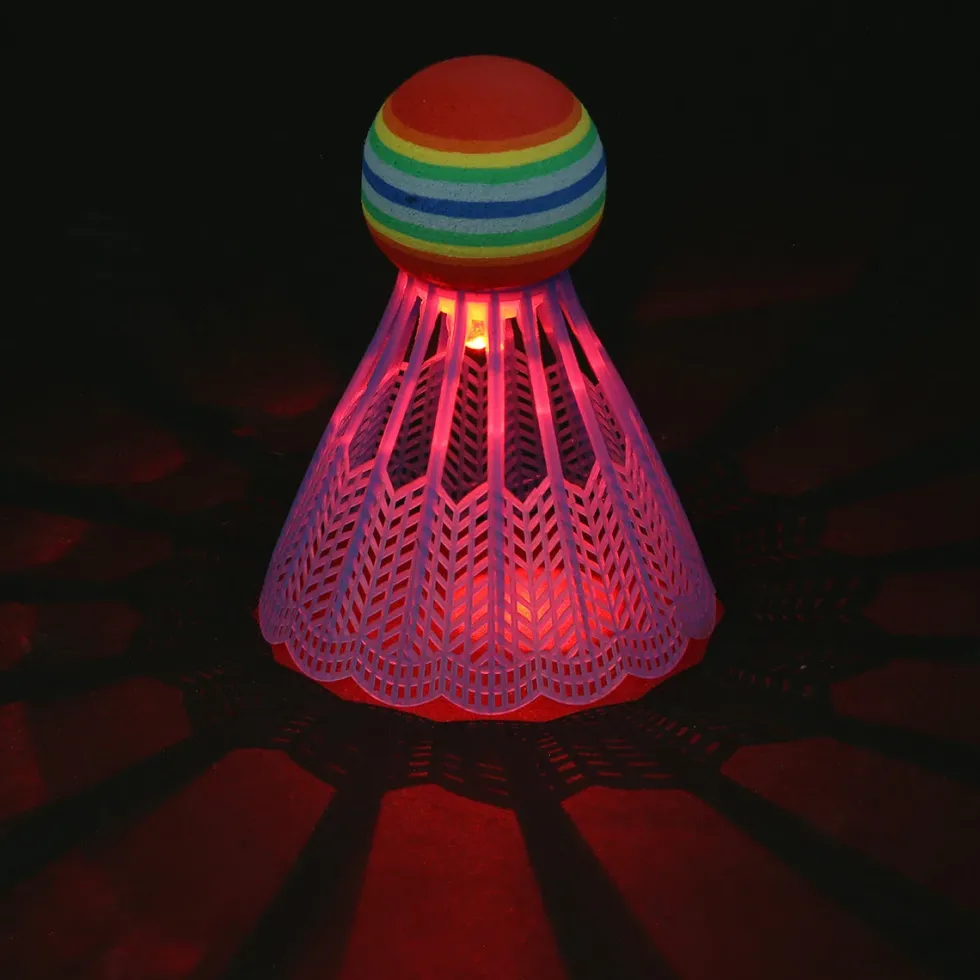 NILS Nylon Shuttles met LED - Lichtblauw - 3 Stuks