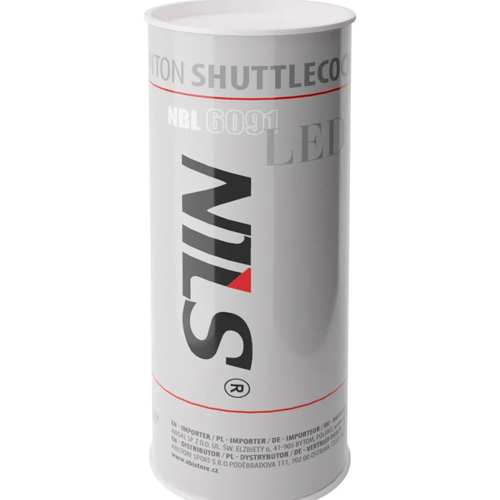 NILS Nylon Shuttles met LED - Lichtblauw - 3 Stuks
