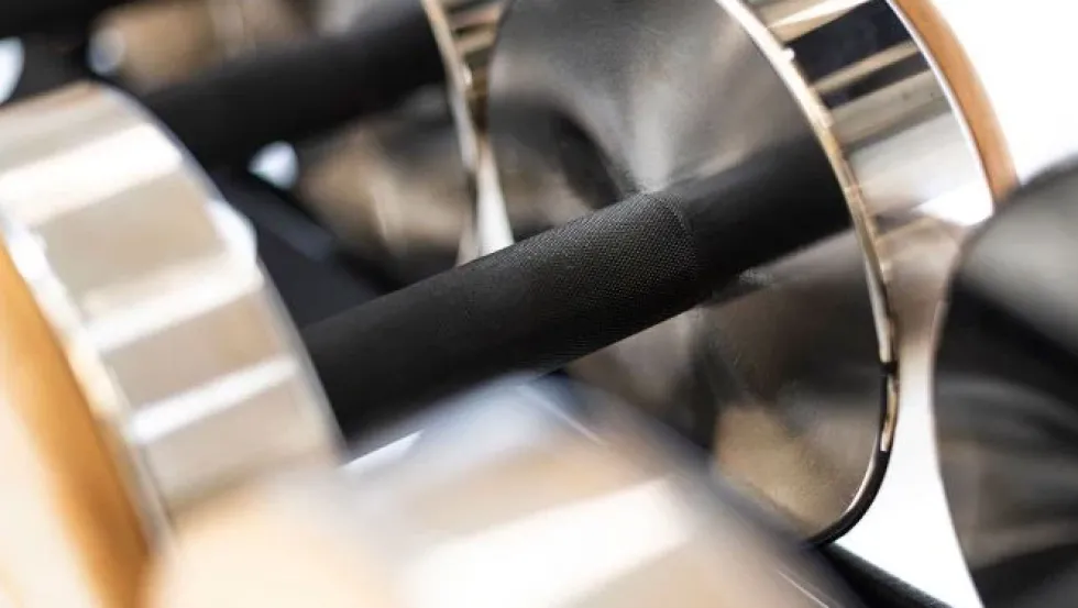 Nohrd Dumbbellset van 36 - Incl. Opbergrek - Walnoot