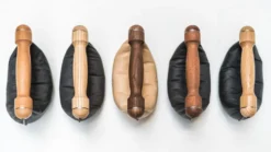 Nohrd Swing Bell - Set van 2 - Walnoot