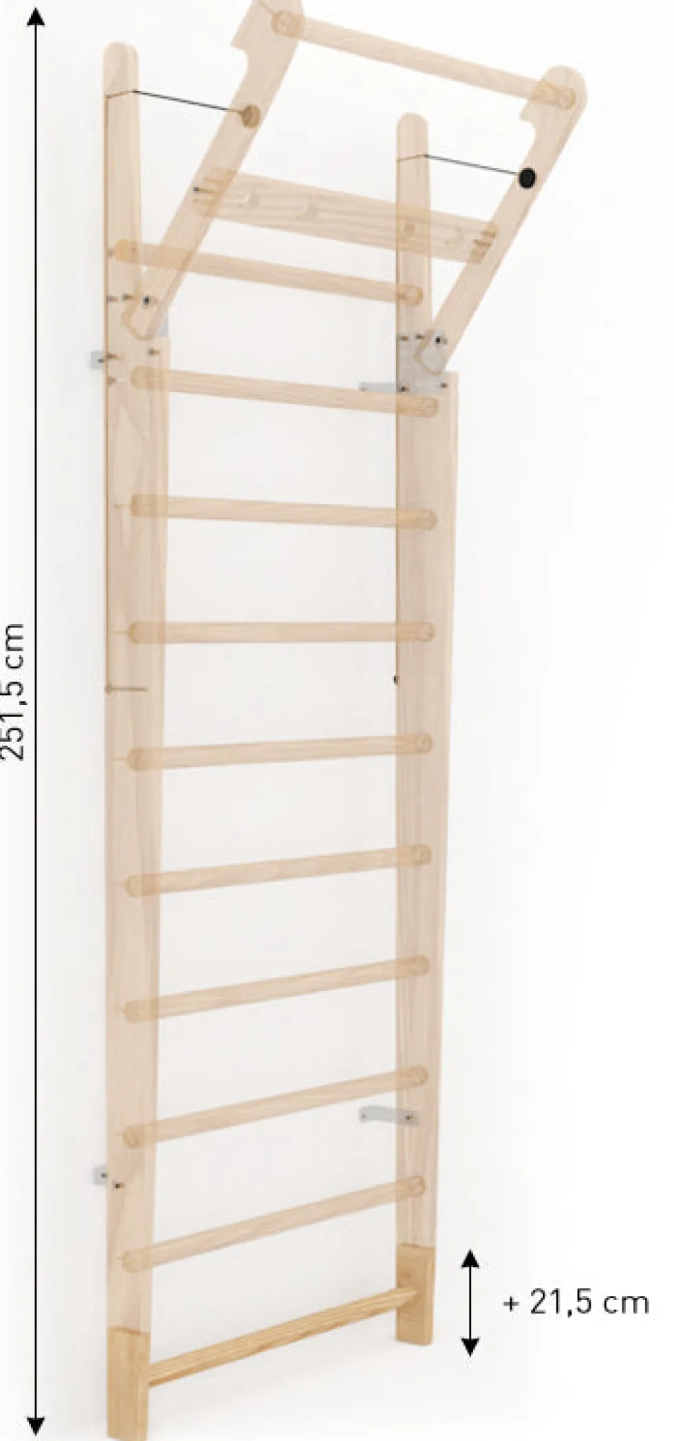 Nohrd WallBar Verhoging - 21,5 cm - Club