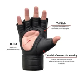 NRG Fitness MMA Handschoenen - Maya Leer