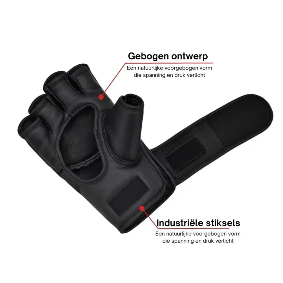 NRG Fitness MMA Handschoenen - Maya Leer