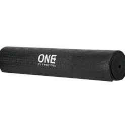 One Fitness Yogamat - Zwart - 6 mm