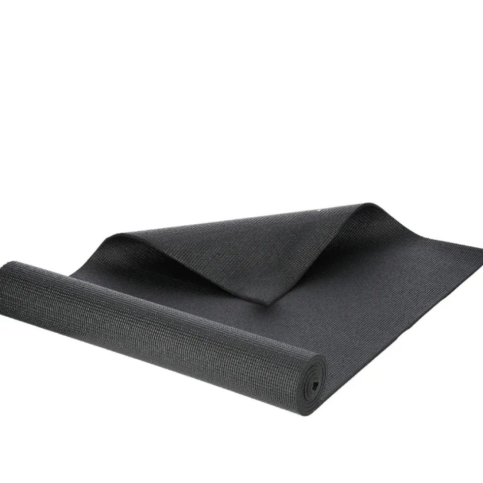 One Fitness Yogamat - Zwart - 6 mm
