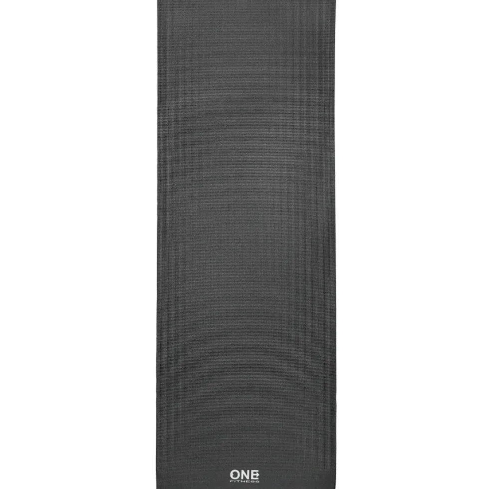 One Fitness Yogamat - Zwart - 6 mm