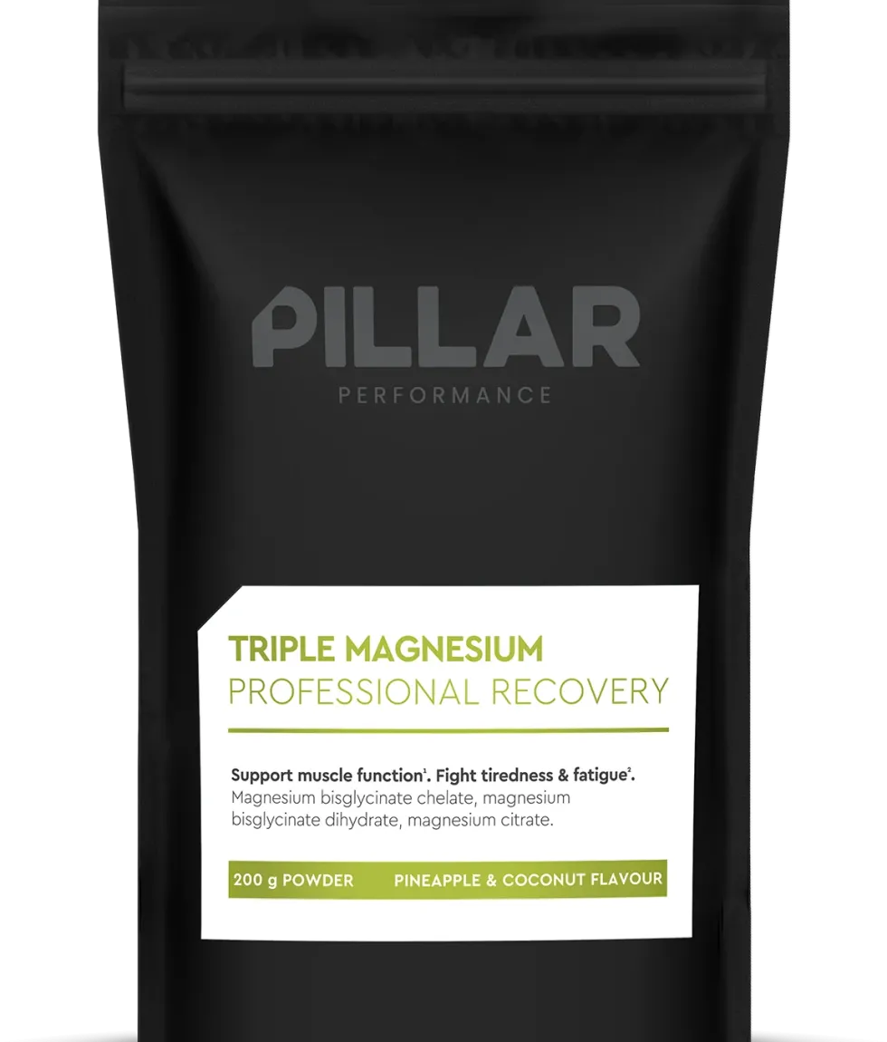 PILLAR Performance Triple Magnesium Poeder - 200 gr - Pineapple & Coconut