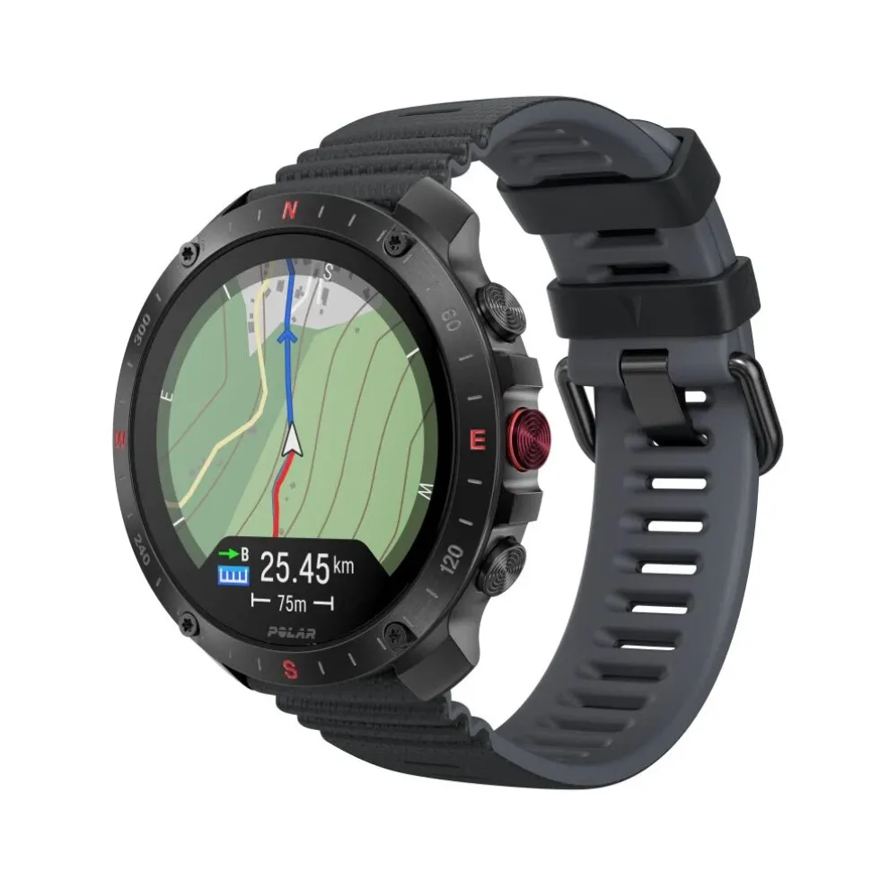 Polar Grit X2 Pro Premium Outdoor Smart Watch - Zwart - S/L