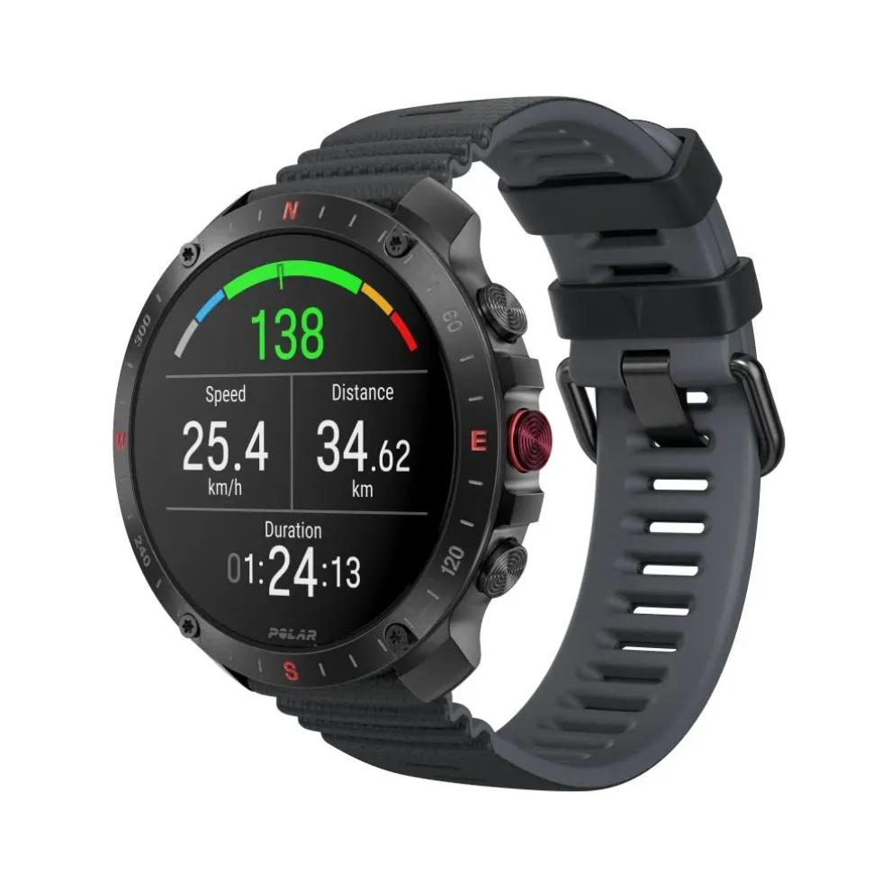 Polar Grit X2 Pro Premium Outdoor Smart Watch - Zwart - S/L