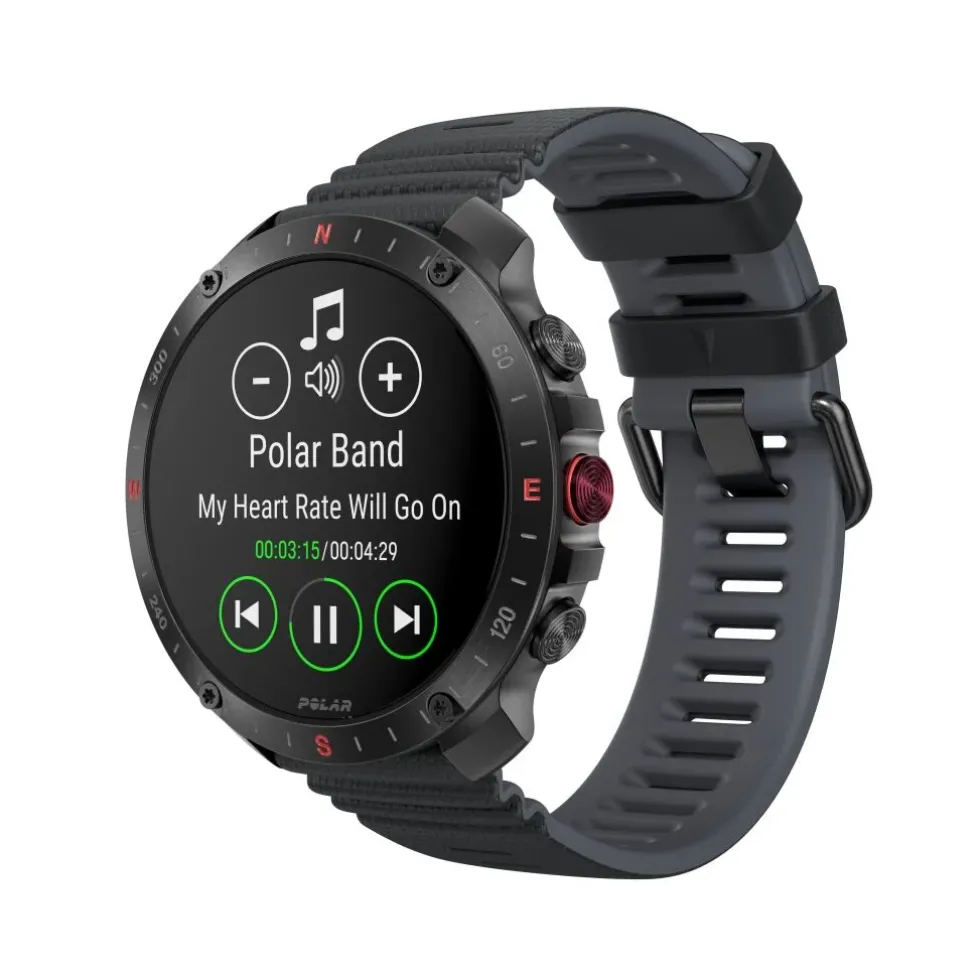 Polar Grit X2 Pro Premium Outdoor Smart Watch met Hartslagsensor - Zwart - S/L