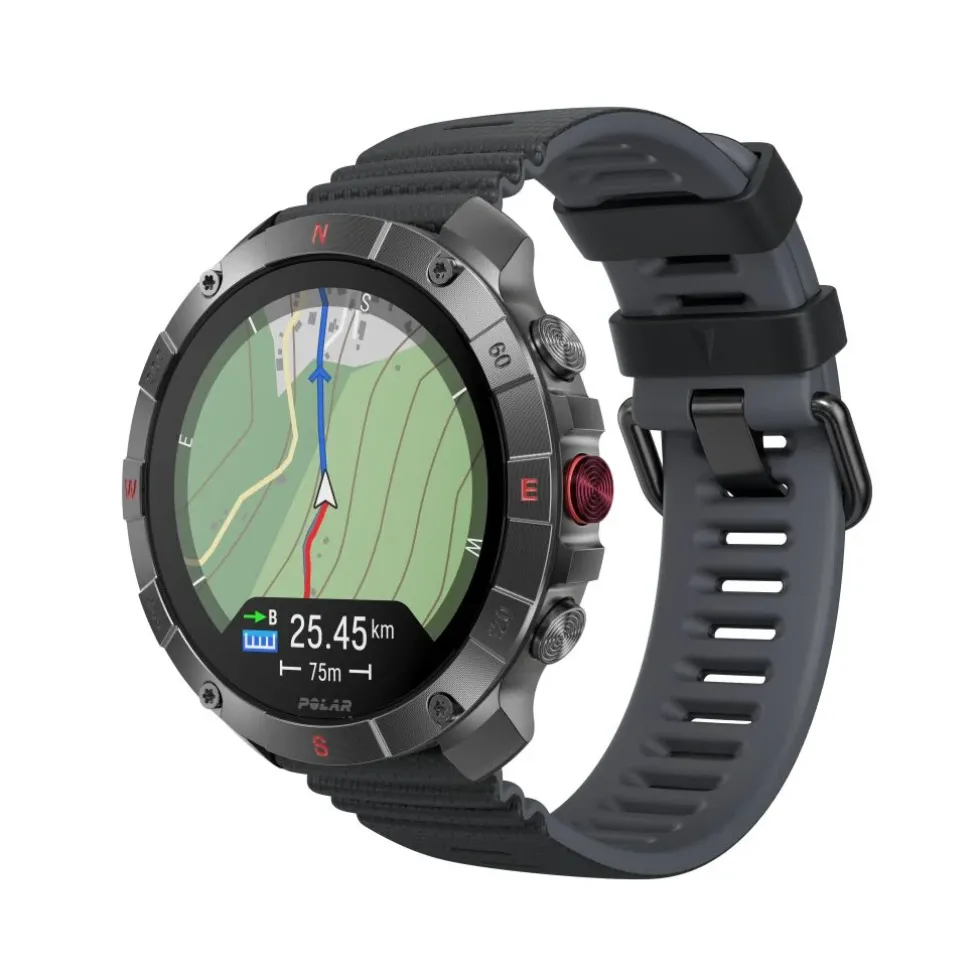 Polar Grit X2 Pro Titan Premium Outdoor Smart Watch - Brons/Zwart - S/L