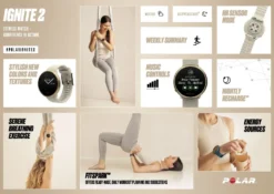Polar Ignite 2 Sporthorloge - Champagne / Goud