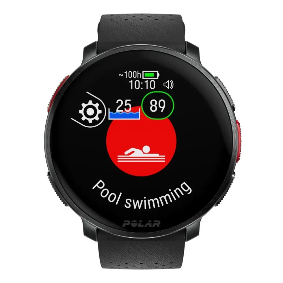 Polar Vantage V3 Sport Smartwatch met GPS - Zwart/Grijs - S-L
