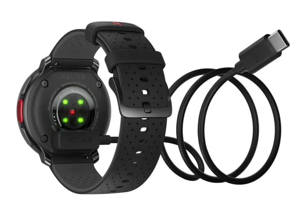 Polar Vantage V3 Sport Smartwatch met GPS - Zwart/Grijs - S-L