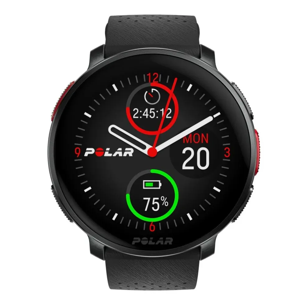 Polar Vantage V3 Sport Smartwatch met GPS - Zwart/Grijs - S-L