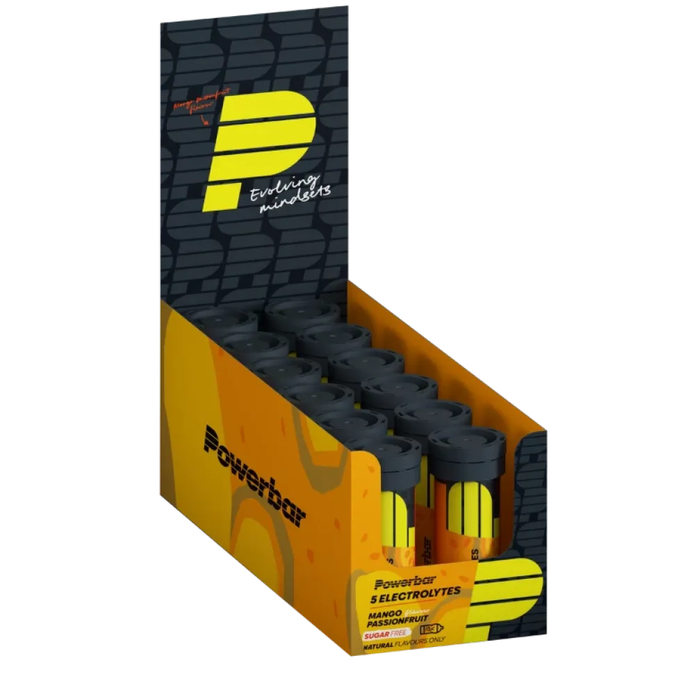 Powerbar Electrolyte Tabs - 12 x 10 Tabletten - Mango Passionfruit