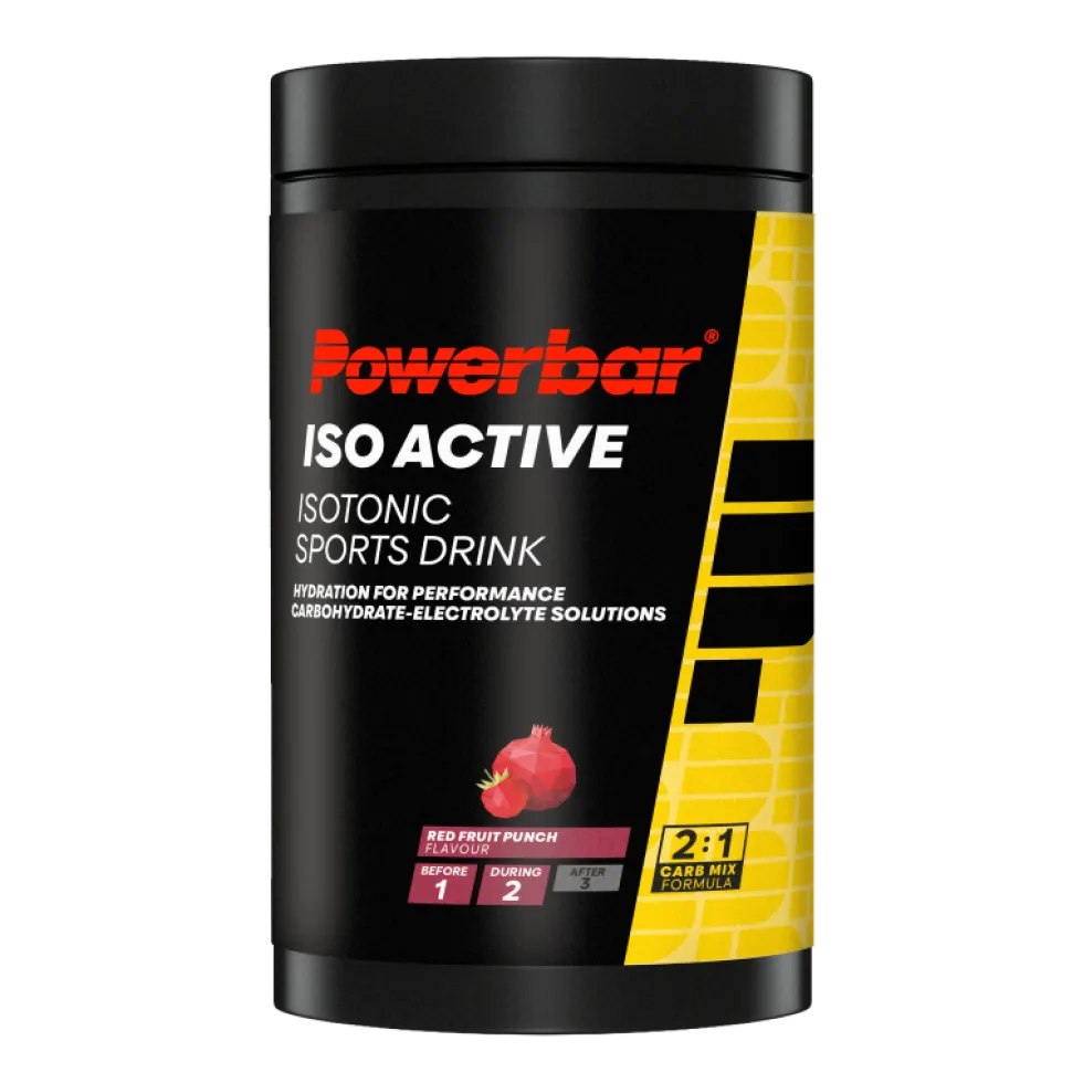 Powerbar Isoactive Sportdrank - 600 gr - Rood Fruit