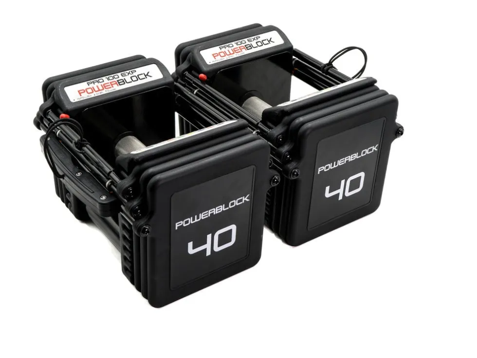 PowerBlock Verstelbare Dumbbell Set Pro 100 EXP Knurled - Stage 1