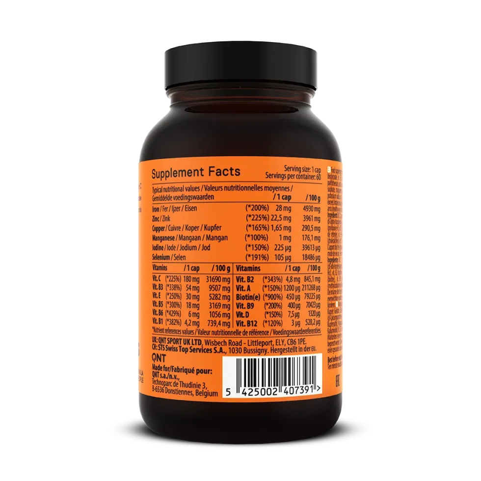 QNT Daily Vitamins - 60 Capsules