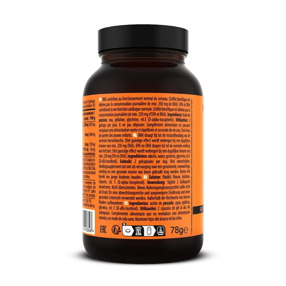 QNT Omega 3 - 1000 mg - 60 Gel Capsules