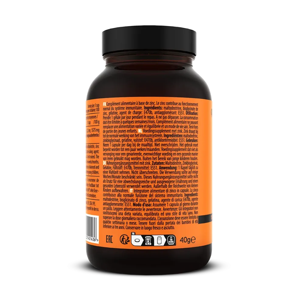 QNT Zinc - Zink - 100 Capsules