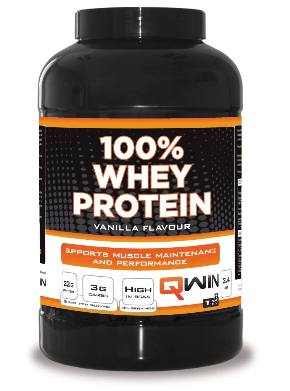 QWIN 100% Whey Protein Vanille - 2400 gr