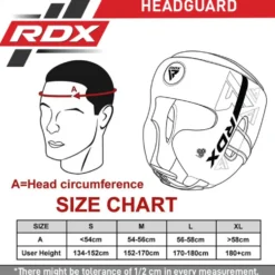 RDX Sports F6 Kara Hoofdbeschermer - Zwart