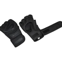 RDX Sports F15 Noir MMA Grappling Gloves - Zwart