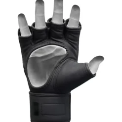 RDX Sports F15 Noir MMA Grappling Gloves - Zwart