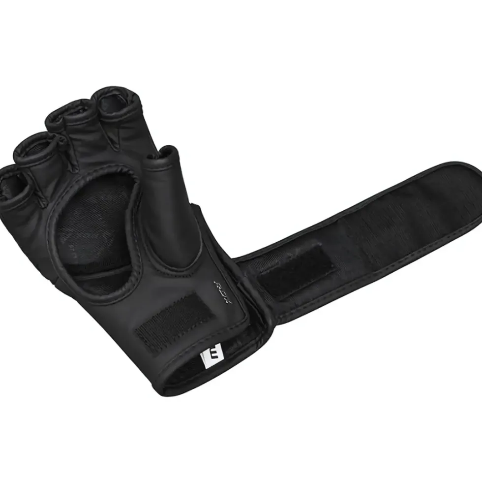 RDX Sports F15 Noir MMA Grappling Gloves - Zwart