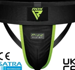 RDX Sports H1+ Kruisbeschermer met Gel Cup - Zwart