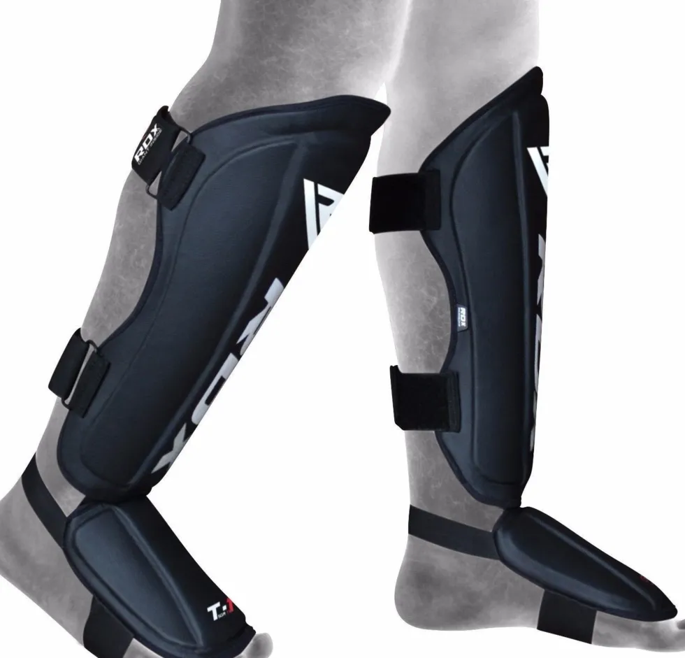 RDX Sports Scheenbeschermers Shin Instep King - Zwart