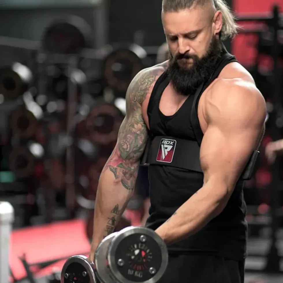 RDX Sports T2 Arm Blaster - Bicep Trainer - Zwart