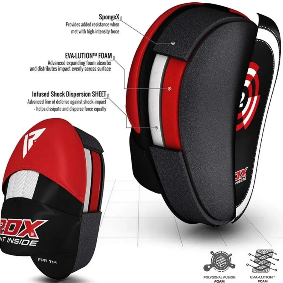 RDX Sports T1 Boxing Focus Pads - Wit