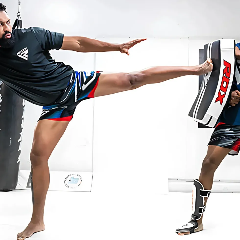 RDX Sports T1 Gebogen Stootkussen - Wit