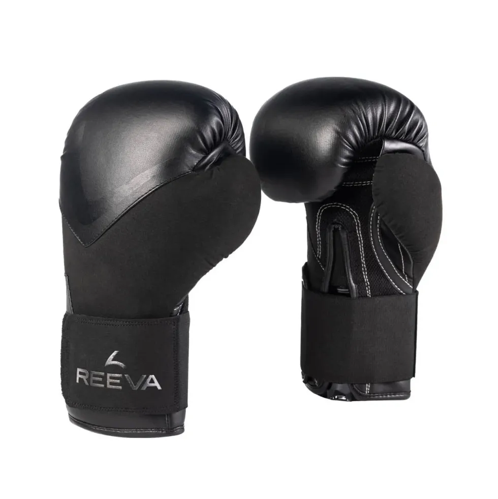 Reeva Bokshandschoenen - Leer - Zwart
