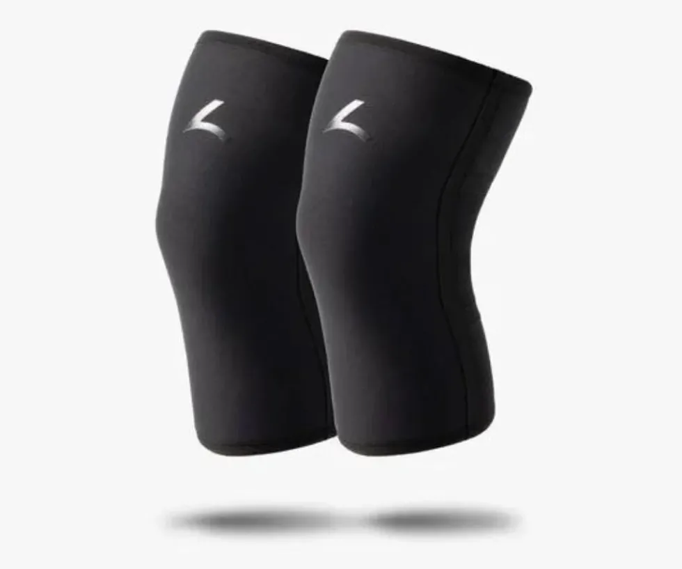 Reeva Powerlifting Knee Sleeves - Zwart