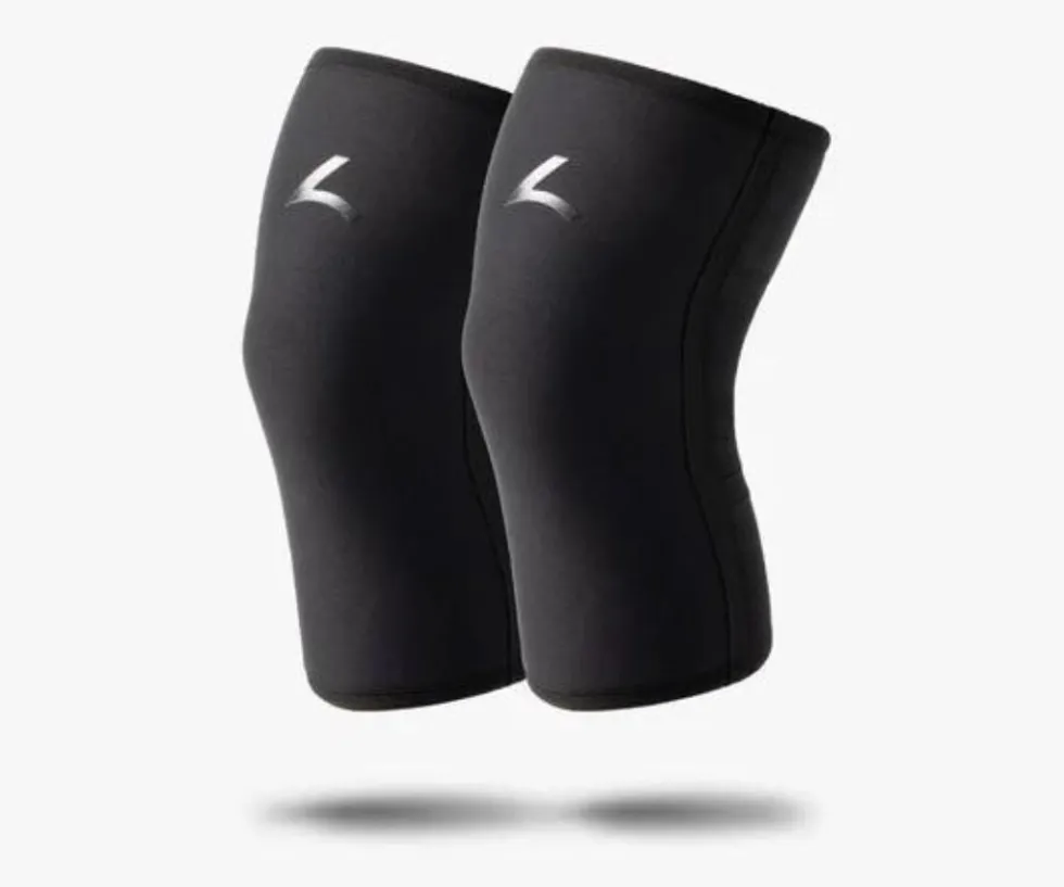 Reeva Powerlifting Knee Sleeves - Zwart